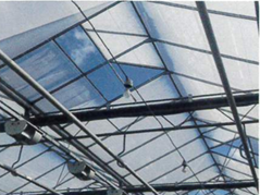 Q3ホワイトを使用したハウスの屋根