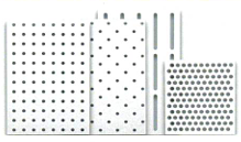 穴数や形状が様々なPSP水耕パネルのバリエーション
