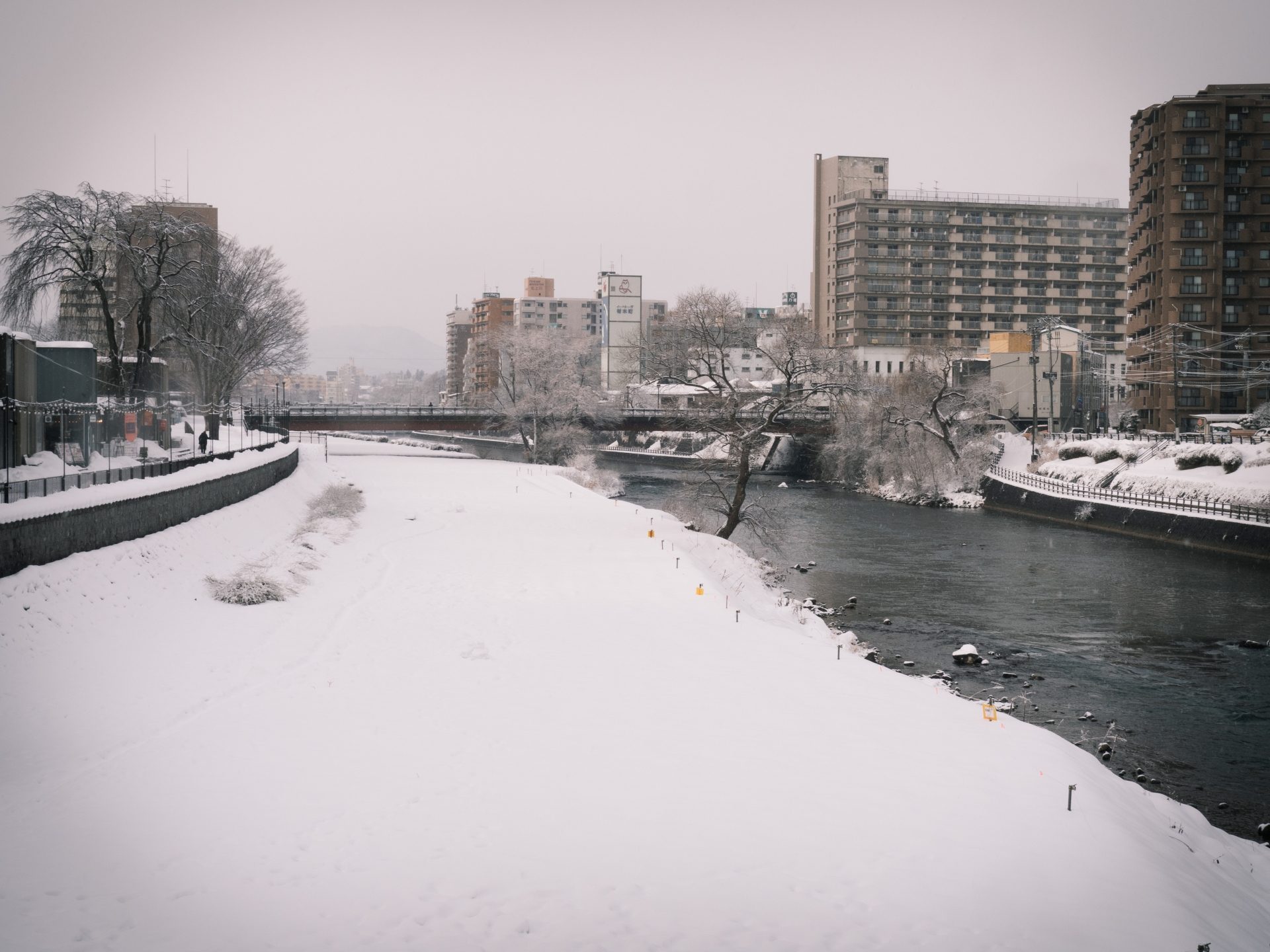 冬の北上川