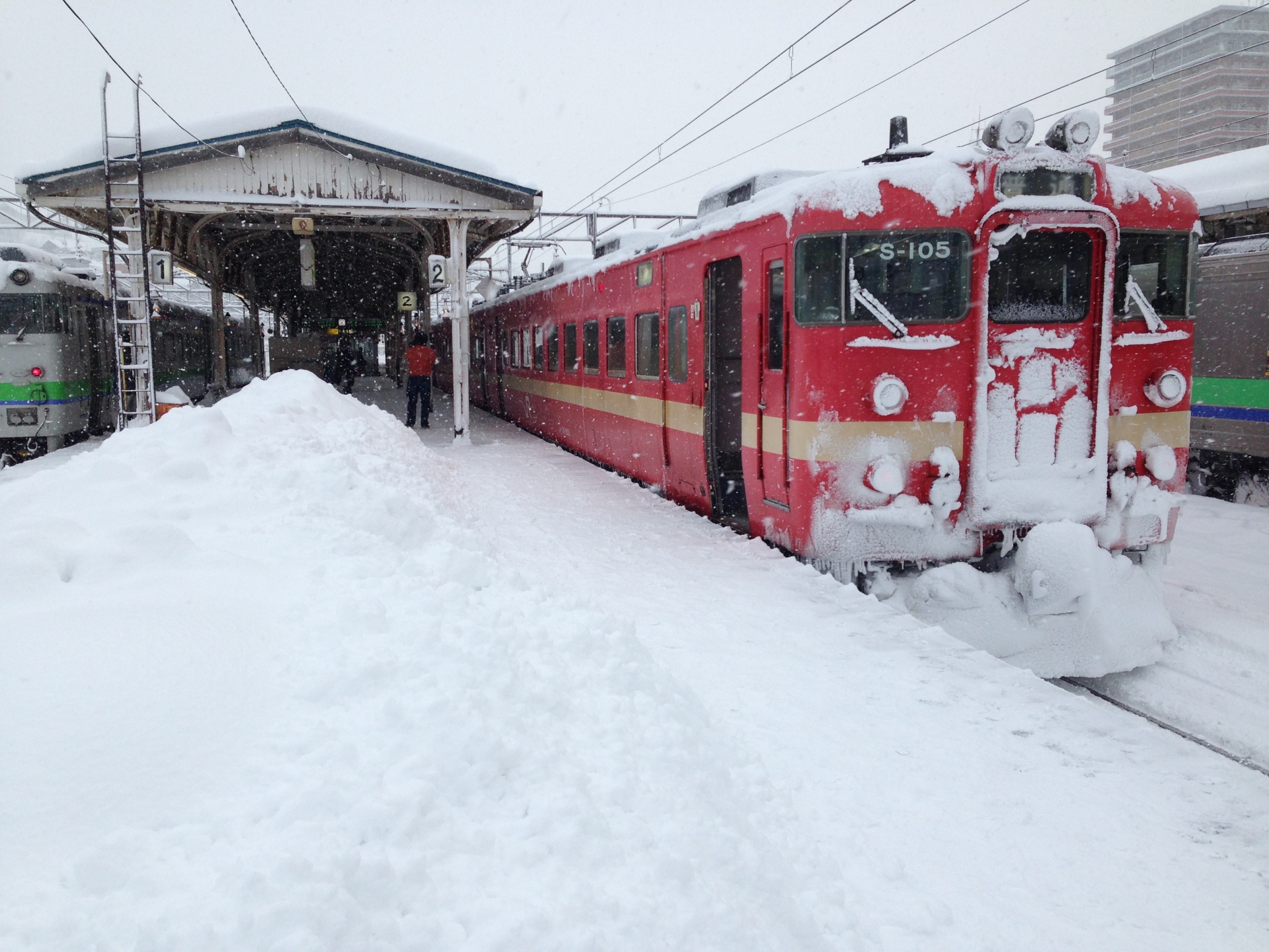 冬の小樽駅
